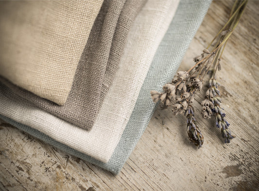 Natural fabric highlights sustainable and quality products included in Gift Boxes.