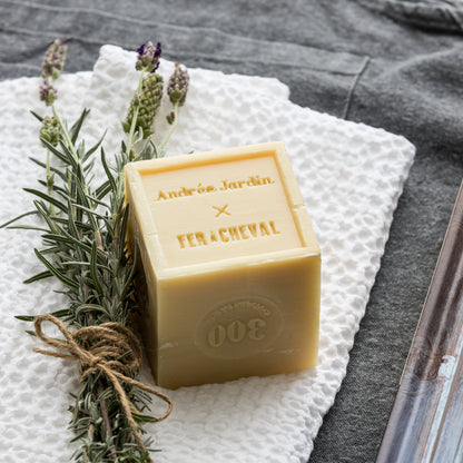 Closeup of French Soap from Marseilles.